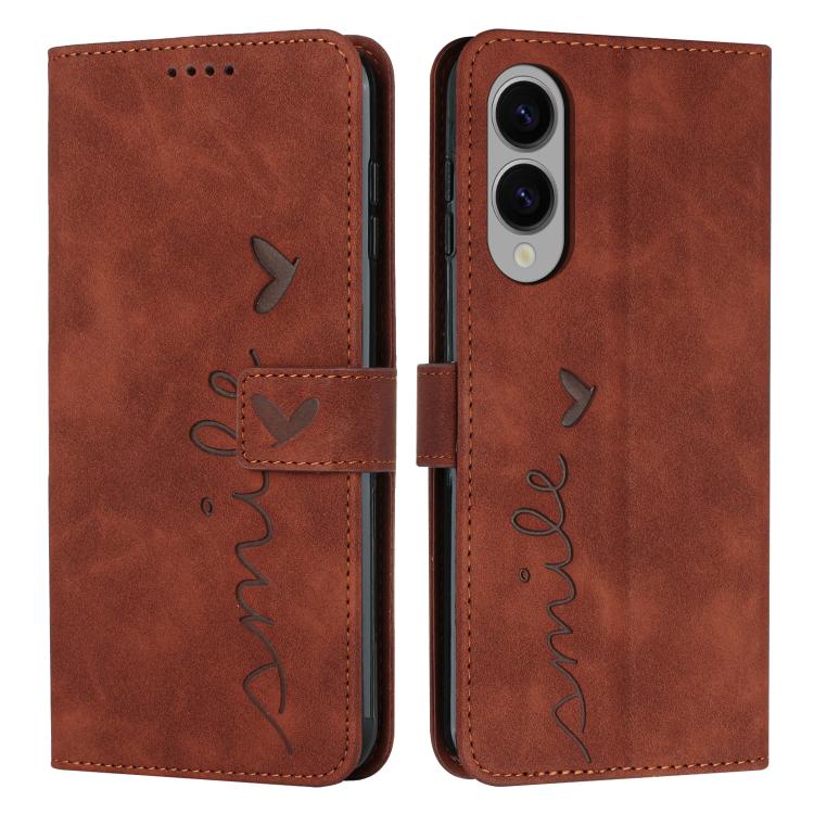 For Samsung Galaxy S25 Edge 5G Skin Feel Heart Embossed Leather Phone Case with Long Lanyard(Brown)
For Samsung Galaxy S25 Edge 5G Skin Feel Heart Embossed Leather Phone Case with Long Lanyard(Brown)