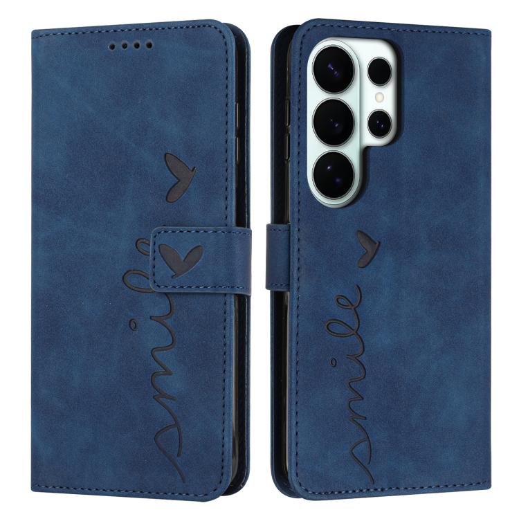 For Samsung Galaxy S26 Ultra 5G Skin Feel Heart Embossed Leather Phone Case with Long Lanyard(Blue)
For Samsung Galaxy S26 Ultra 5G Skin Feel Heart Embossed Leather Phone Case with Long Lanyard(Blue)