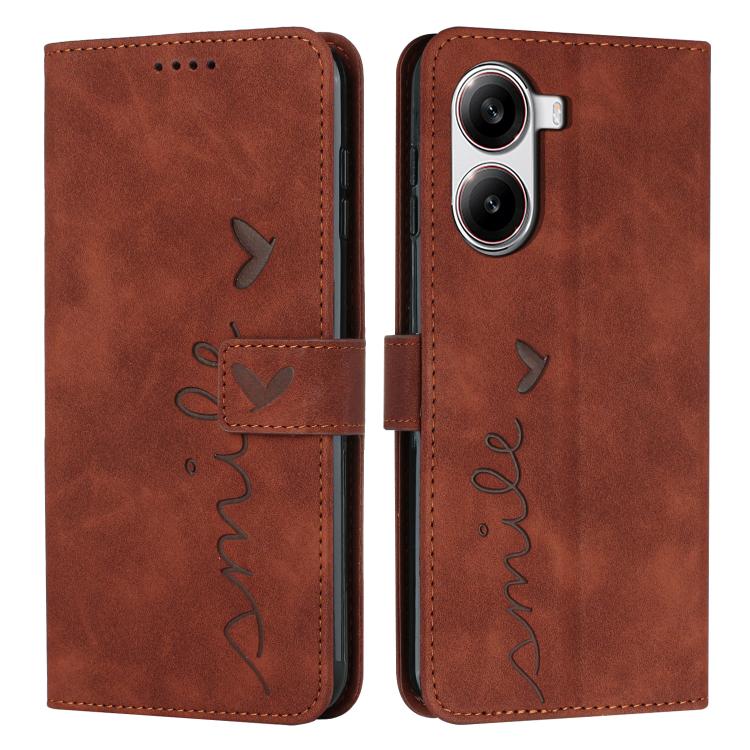 For Redmi Turbo 4 / Xiaomi Poco X7 Pro Skin Feel Heart Embossed Leather Phone Case with Long Lanyard(Brown)
For Redmi Turbo 4 / Xiaomi Poco X7 Pro Skin Feel Heart Embossed Leather Phone Case with Long Lanyard(Brown)