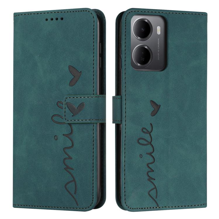 For Redmi 15a 5G Skin Feel Heart Embossed Leather Phone Case with Long Lanyard(Green)
For Redmi 15a 5G Skin Feel Heart Embossed Leather Phone Case with Long Lanyard(Green)