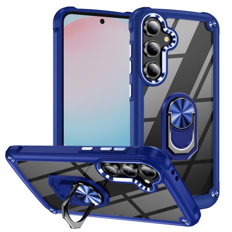 For Samsung Galaxy S25 FE 5G TPU + PC Lens Protection Phone Case with Ring Holder(Blue)
For Samsung Galaxy S25 FE 5G TPU + PC Lens Protection Phone Case with Ring Holder(Blue)
