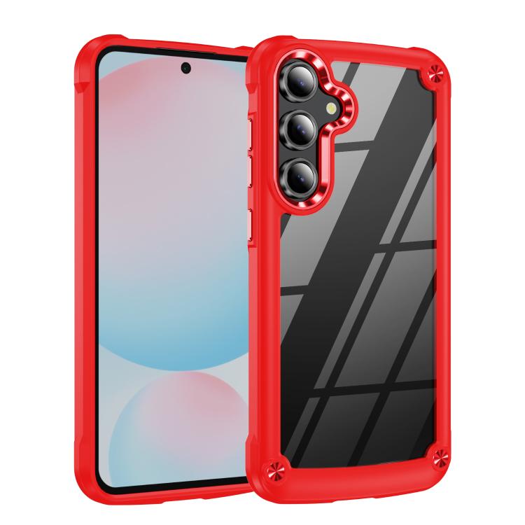 For Samsung Galaxy S25 FE 5G TPU + PC Lens Protection Phone Case(Red)
For Samsung Galaxy S25 FE 5G TPU + PC Lens Protection Phone Case(Red)