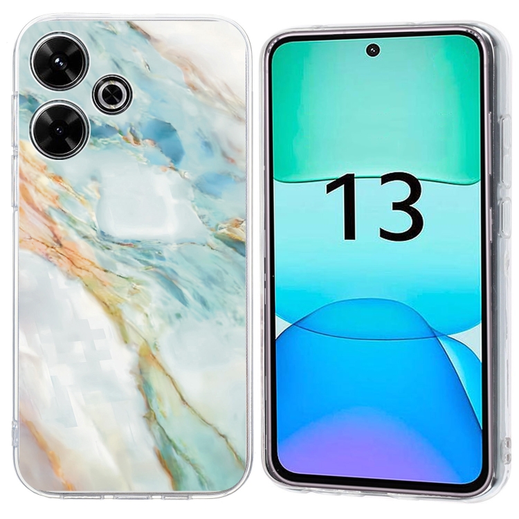 For Redmi 13 4G Colorful Painting Pattern TPU Phone Case(Marble)
For Redmi 13 4G Colorful Painting Pattern TPU Phone Case(Marble)