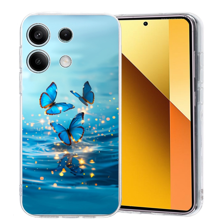 For Redmi Note 13 Pro 5G Colorful Painting Pattern TPU Phone Case(Blue Butterflies)
For Redmi Note 13 Pro 5G Colorful Painting Pattern TPU Phone Case(Blue Butterflies)