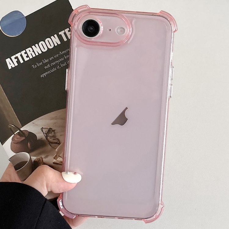 For iPhone SE 2022 / SE 2020 Transparent Four-corner Shockproof TPU Phone Case(Pink)
For iPhone SE 2022 / SE 2020 Transparent Four-corner Shockproof TPU Phone Case(Pink)