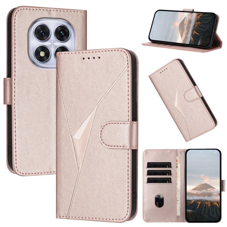 For Redmi Note 14 Pro 4G Triangle Pattern Buckle Clasp Leather Phone Case(Rose Gold)
For Redmi Note 14 Pro 4G Triangle Pattern Buckle Clasp Leather Phone Case(Rose Gold)