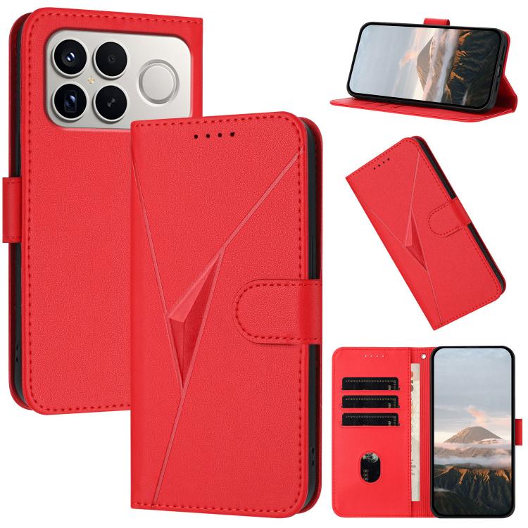 For Redmi K90 Pro Max / Poco F8 Ultra Triangle Pattern Buckle Clasp Leather Phone Case(Red)
For Redmi K90 Pro Max / Poco F8 Ultra Triangle Pattern Buckle Clasp Leather Phone Case(Red)