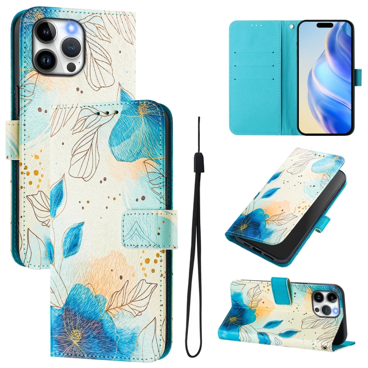 For iPhone 13 Pro Max Art Colored Drawing Pattern Leather Phone Case(Flowering flowers)
For iPhone 13 Pro Max Art Colored Drawing Pattern Leather Phone Case(Flowering flowers)