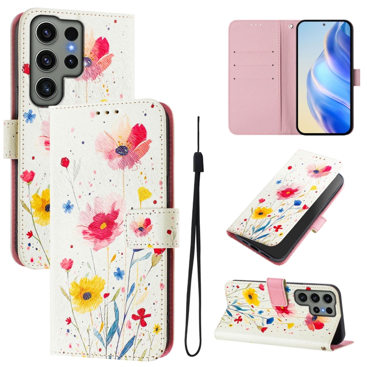 For Samsung Galaxy S23 Ultra 5G Art Colored Drawing Pattern Leather Phone Case(Flowers and plants)
For Samsung Galaxy S23 Ultra 5G Art Colored Drawing Pattern Leather Phone Case(Flowers and plants)
