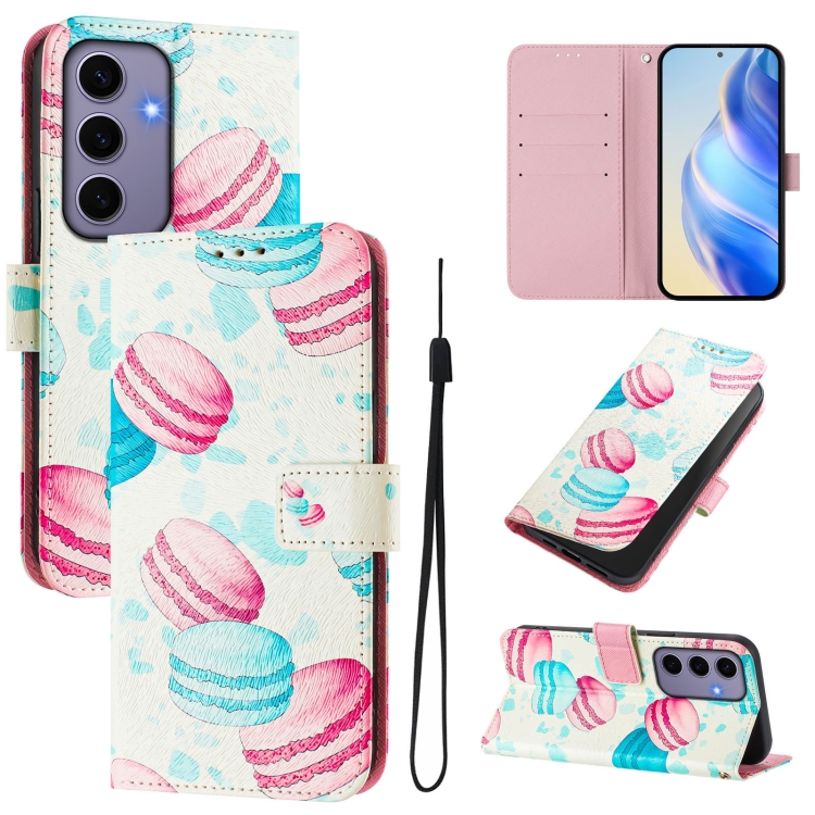 For Samsung Galaxy S24 5G Art Colored Drawing Pattern Leather Phone Case(Cake)
For Samsung Galaxy S24 5G Art Colored Drawing Pattern Leather Phone Case(Cake)
