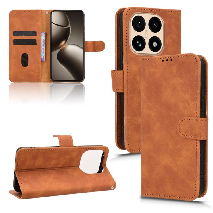 For Xiaomi 15T 5G Skin Feel Magnetic Flip Leather Phone Case(Brown)
For Xiaomi 15T 5G Skin Feel Magnetic Flip Leather Phone Case(Brown)