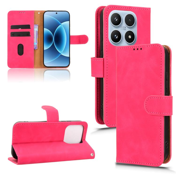 For Xiaomi 17 Skin Feel Magnetic Flip Leather Phone Case(Rose Red)
For Xiaomi 17 Skin Feel Magnetic Flip Leather Phone Case(Rose Red)