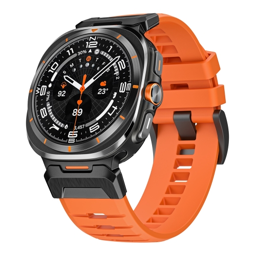 For Samsung Galaxy Watch Ultra 47mm Steel Buckle Fluororubber Watch Band(Black Orange)
For Samsung Galaxy Watch Ultra 47mm Steel Buckle Fluororubber Watch Band(Black Orange)