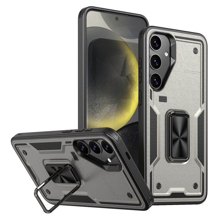 For Samsung Galaxy S24 5G Ring Holder PC Hybrid TPU Phone Case(Titanium Grey)
For Samsung Galaxy S24 5G Ring Holder PC Hybrid TPU Phone Case(Titanium Grey)