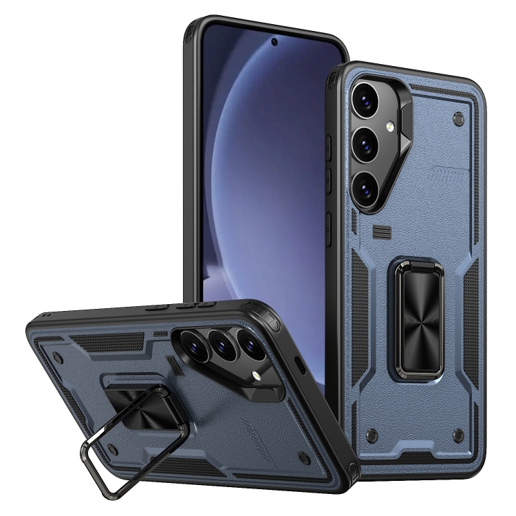 For Samsung Galaxy S25+ 5G Ring Holder PC Hybrid TPU Phone Case(Navy Blue)
For Samsung Galaxy S25+ 5G Ring Holder PC Hybrid TPU Phone Case(Navy Blue)