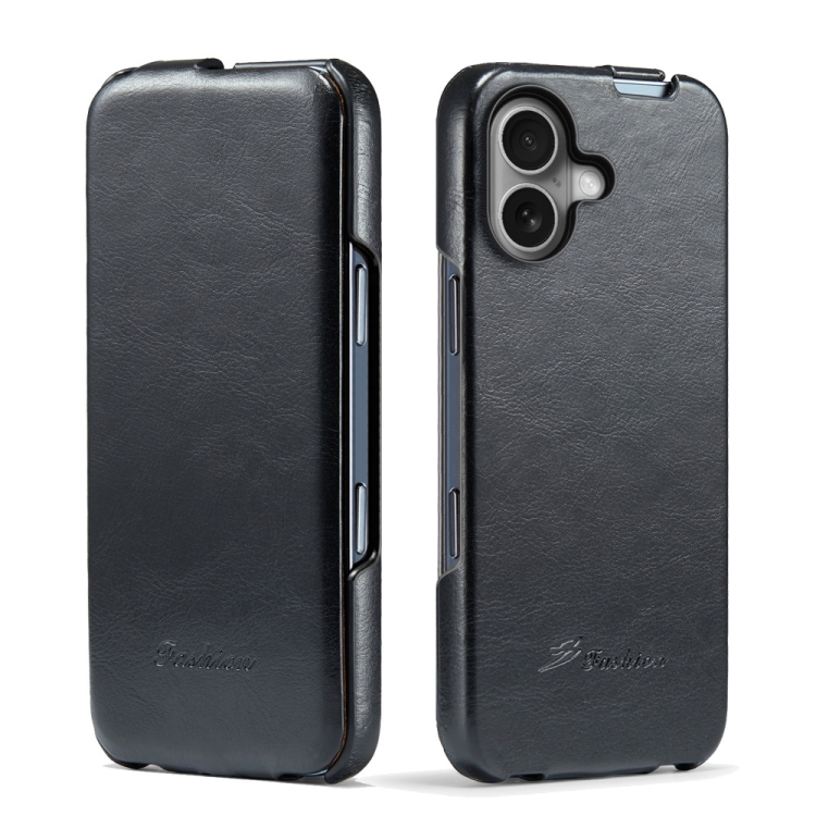 For iPhone 16 Fierre Shann 64 Texture Vertical Flip PU Leather Phone Case(Black)
For iPhone 16 Fierre Shann 64 Texture Vertical Flip PU Leather Phone Case(Black)