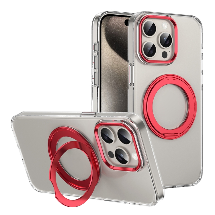 For iPhone 14 Pro Max Ice-Cold Rotating Ring Holder PC MagSafe Phone Case(Red)
For iPhone 14 Pro Max Ice-Cold Rotating Ring Holder PC MagSafe Phone Case(Red)