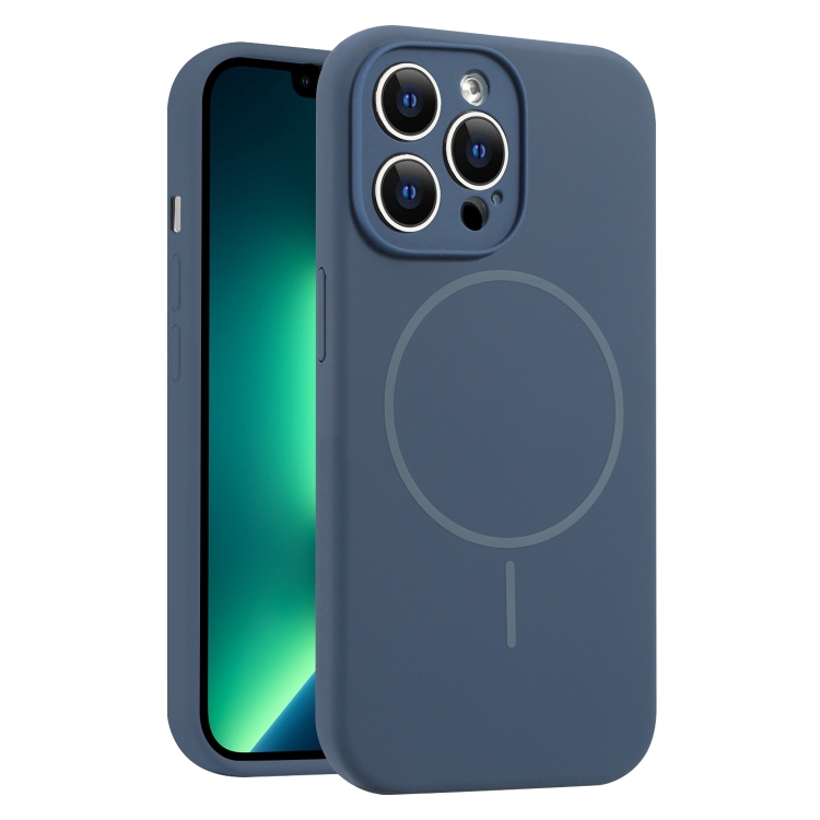 For iPhone 13 Pro Max Fine Hole Liquid Silicone MagSafe Phone Case(Royal Blue)
For iPhone 13 Pro Max Fine Hole Liquid Silicone MagSafe Phone Case(Royal Blue)