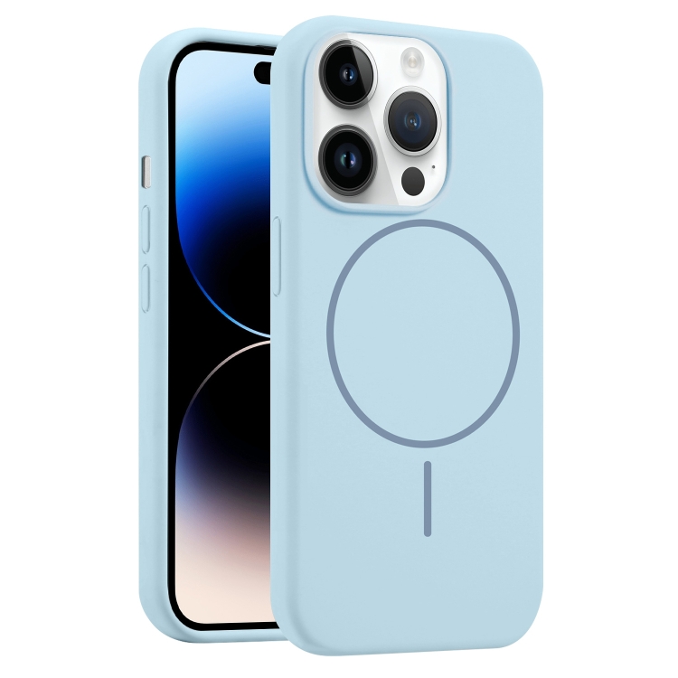 For iPhone 14 Pro Liquid Silicone MagSafe Phone Case(Blue)
For iPhone 14 Pro Liquid Silicone MagSafe Phone Case(Blue)