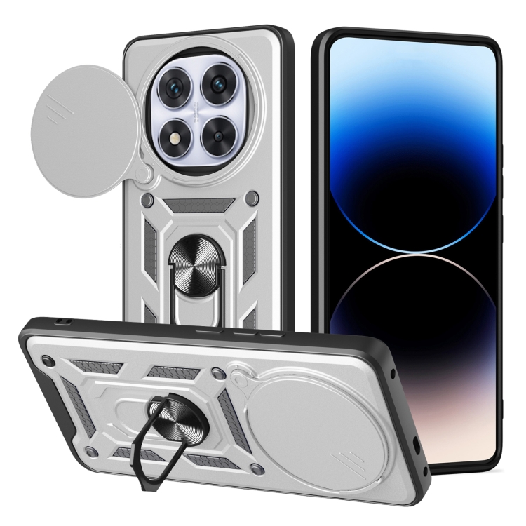 For Redmi Note 14 Pro+ 5G Sliding Camera Cover Design TPU+PC Phone Case(Silver)
For Redmi Note 14 Pro+ 5G Sliding Camera Cover Design TPU+PC Phone Case(Silver)