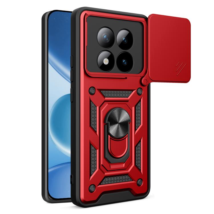 For Redmi Note 15 Pro+ 5G Global 163.3mm Sliding Camera Cover Design TPU+PC Phone Case(Red)
For Redmi Note 15 Pro+ 5G Global 163.3mm Sliding Camera Cover Design TPU+PC Phone Case(Red)