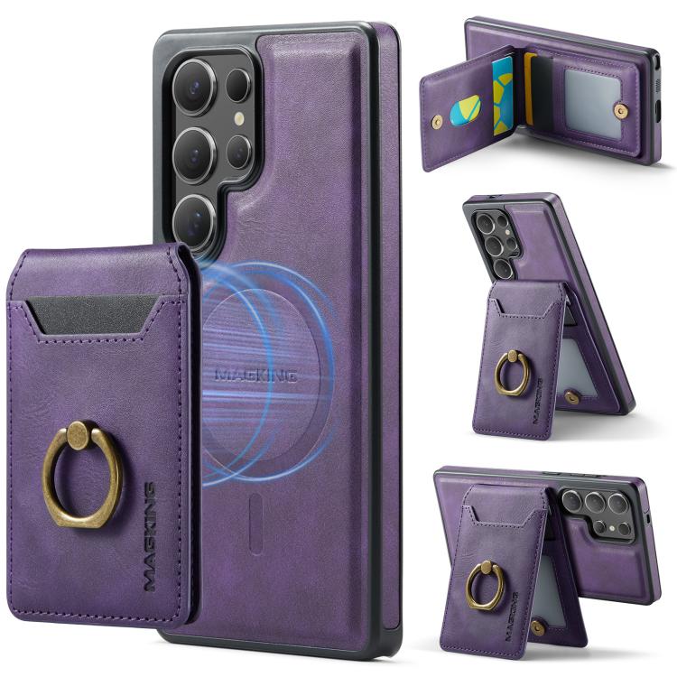 For Samsung Galaxy S25 Ultra 5G DG.MING K1 MagSafe Detachable Wallet RFID Back Cover Phone Case(Purple)
For Samsung Galaxy S25 Ultra 5G DG.MING K1 MagSafe Detachable Wallet RFID Back Cover Phone Case(Purple)
