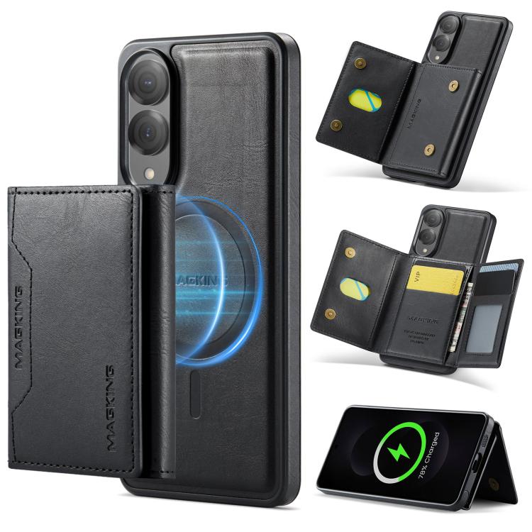 For Samsung Galaxy S25 Edge 5G DG.MING MAGKING-K2 Series MagSafe RFID Card Bag Detachable Phone Case(Black)
For Samsung Galaxy S25 Edge 5G DG.MING MAGKING-K2 Series MagSafe RFID Card Bag Detachable Phone Case(Black)