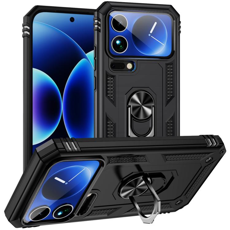 For Xiaomi 17 Pro Shockproof TPU + PC Phone Case with Holder(Black)
For Xiaomi 17 Pro Shockproof TPU + PC Phone Case with Holder(Black)