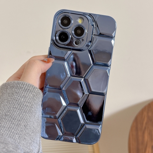 For iPhone 15 Pro Electroplating Laser Engraving 3D Honeycomb TPU Phone Case(Blue)
For iPhone 15 Pro Electroplating Laser Engraving 3D Honeycomb TPU Phone Case(Blue)