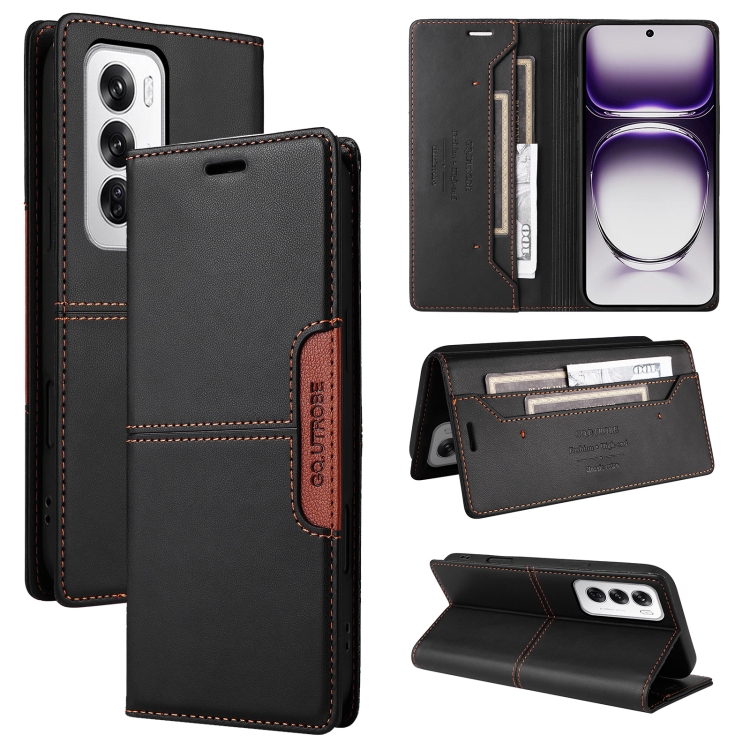 For OPPO Reno12 5G Global GQUTROBE G01 RFID Anti-theft Leather Phone Case(Black)
For OPPO Reno12 5G Global GQUTROBE G01 RFID Anti-theft Leather Phone Case(Black)