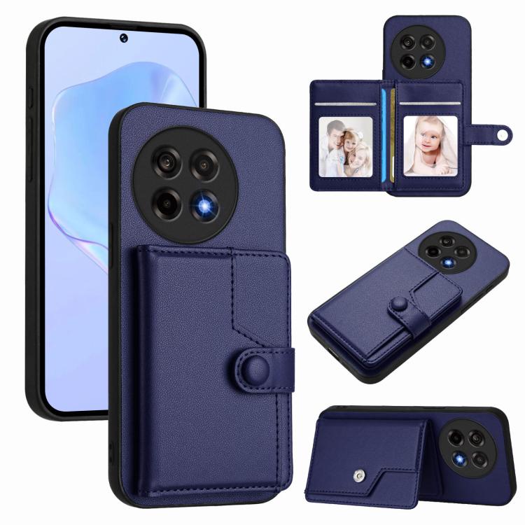 For OnePlus Ace 5 / Ace 5 Pro Button Card Bag RFID Anti-theft Phone Case(Blue)
For OnePlus Ace 5 / Ace 5 Pro Button Card Bag RFID Anti-theft Phone Case(Blue)