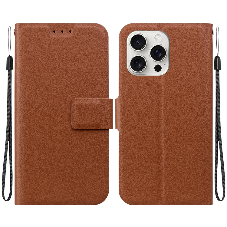 For iPhone 16 Pro Ultra-thin Voltage Magnetic Buckle Leather Phone Case(Brown)
For iPhone 16 Pro Ultra-thin Voltage Magnetic Buckle Leather Phone Case(Brown)