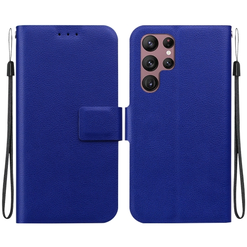 For Samsung Galaxy S22+ 5G Ultra-thin Voltage Magnetic Buckle Leather Phone Case(Blue)
For Samsung Galaxy S22+ 5G Ultra-thin Voltage Magnetic Buckle Leather Phone Case(Blue)