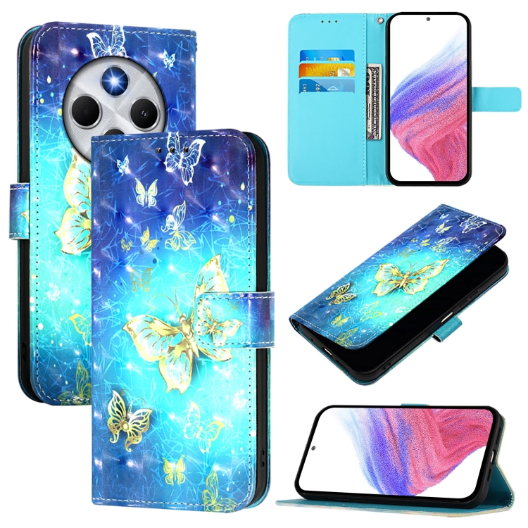 For Redmi 14C 4G 3D Painting Horizontal Flip Leather Phone Case(Golden Butterfly)
For Redmi 14C 4G 3D Painting Horizontal Flip Leather Phone Case(Golden Butterfly)