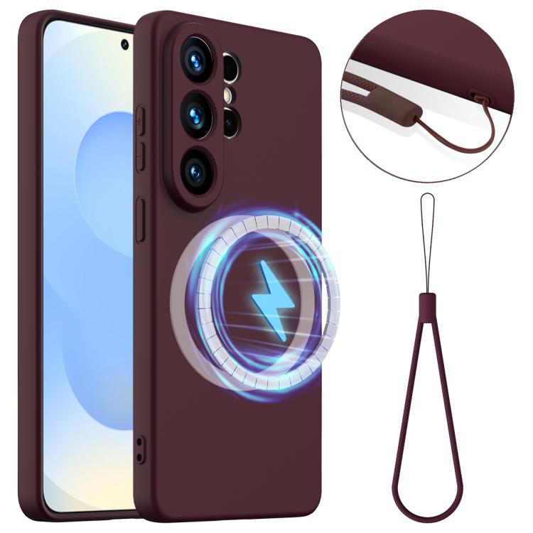 For Samsung Galaxy S26 Ultra 5G Shockproof Silicone Magsafe Phone Case(Plum Color)
For Samsung Galaxy S26 Ultra 5G Shockproof Silicone Magsafe Phone Case(Plum Color)
