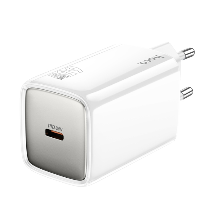 hoco N48 Glorious PD65W Type-C / USB-C Single Port Fast Charger, Plug Type:EU Plug(White)
hoco N48 Glorious PD65W Type-C / USB-C Single Port Fast Charger, Plug Type:EU Plug(White)