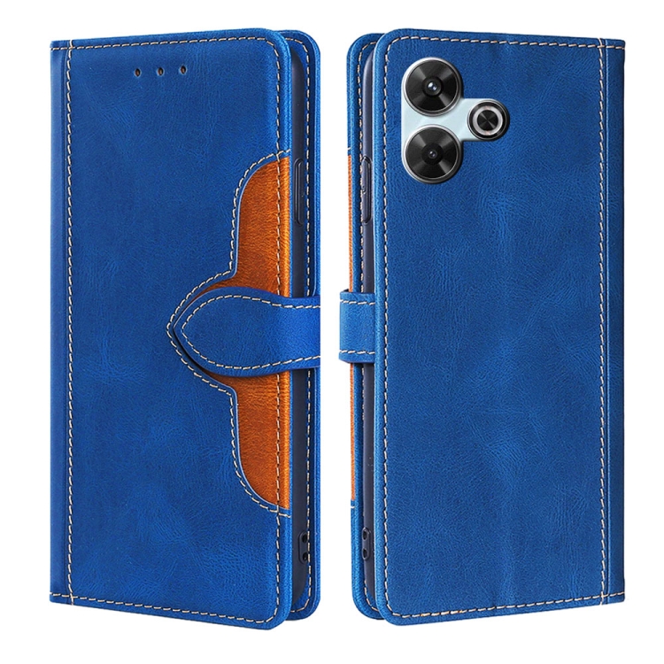 For Redmi 13 4G Skin Feel Magnetic Buckle Leather Phone Case(Blue)
For Redmi 13 4G Skin Feel Magnetic Buckle Leather Phone Case(Blue)