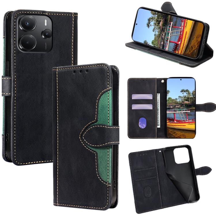 For Redmi Note 14 4G 164.84mm Skin Feel Magnetic Buckle Leather Phone Case(Black)
For Redmi Note 14 4G 164.84mm Skin Feel Magnetic Buckle Leather Phone Case(Black)