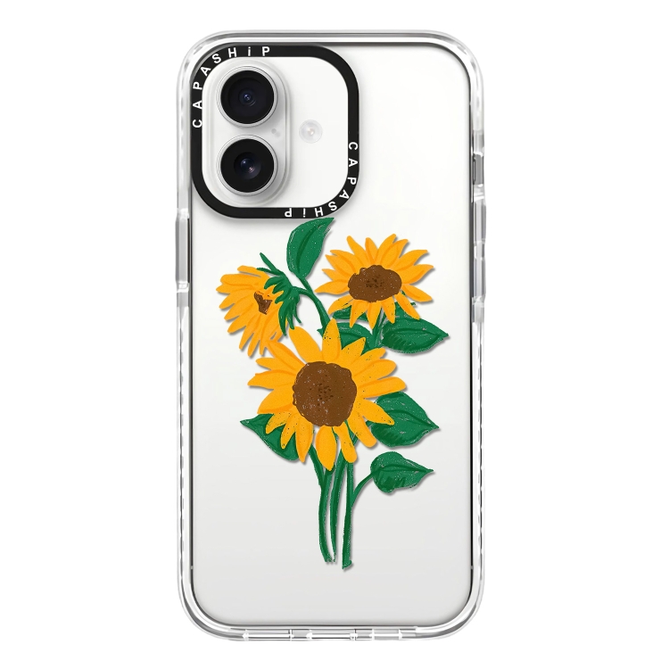 For iPhone 16 Plus Simple Illustration Pattern Full Coverage Phone Case(Sunflowers A)
For iPhone 16 Plus Simple Illustration Pattern Full Coverage Phone Case(Sunflowers A)