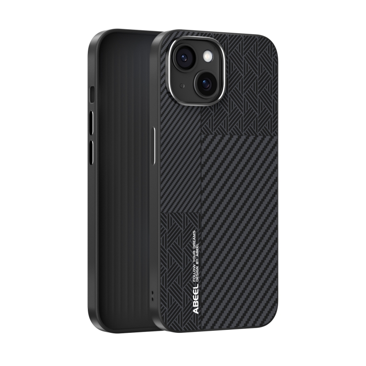 For iPhone 15 ABEEL 6D Micro Relief MagSafe Magnetic Phone Case(Carbon Fiber Black)
For iPhone 15 ABEEL 6D Micro Relief MagSafe Magnetic Phone Case(Carbon Fiber Black)