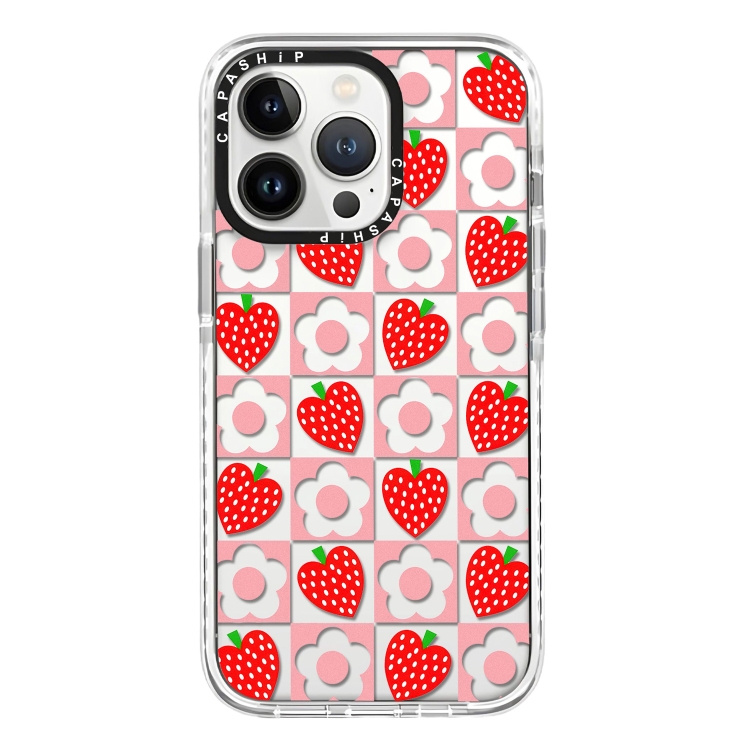 For iPhone 14 Pro Simple Illustration Pattern Full Coverage Phone Case(Love Strawberry Flower)
For iPhone 14 Pro Simple Illustration Pattern Full Coverage Phone Case(Love Strawberry Flower)