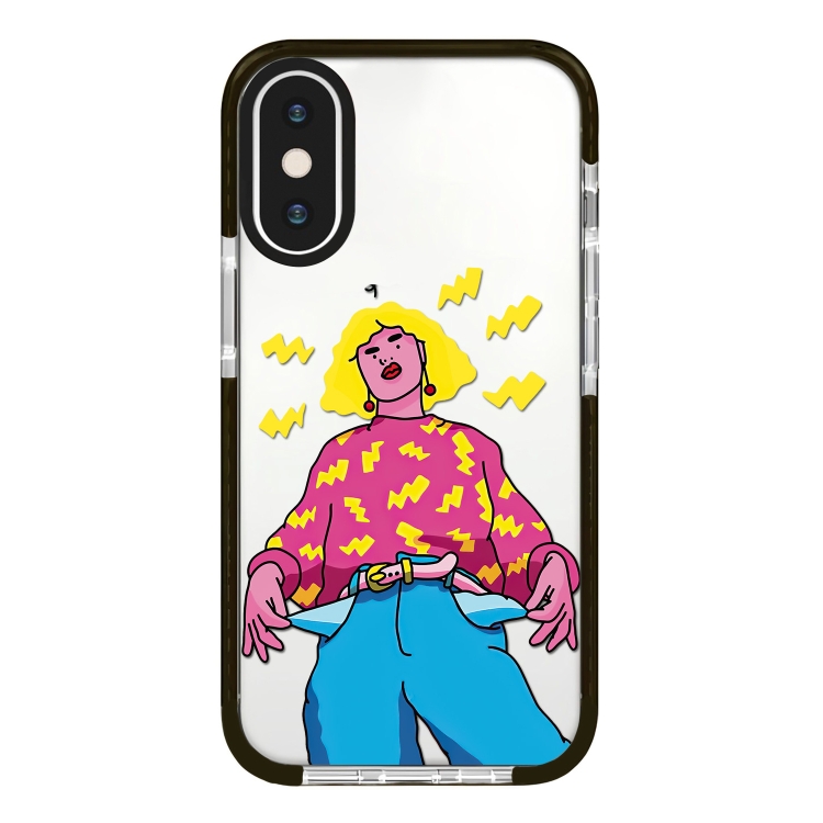 For iPhone X / XS Simple Illustration Pattern Full Coverage Phone Case(Personality Girl C)
For iPhone X / XS Simple Illustration Pattern Full Coverage Phone Case(Personality Girl C)
