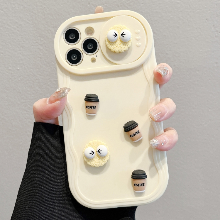 For iPhone 14 Pro Max Briquettes Sliding Camshield 3D Coffee TPU Phone Case(Yellow)
For iPhone 14 Pro Max Briquettes Sliding Camshield 3D Coffee TPU Phone Case(Yellow)