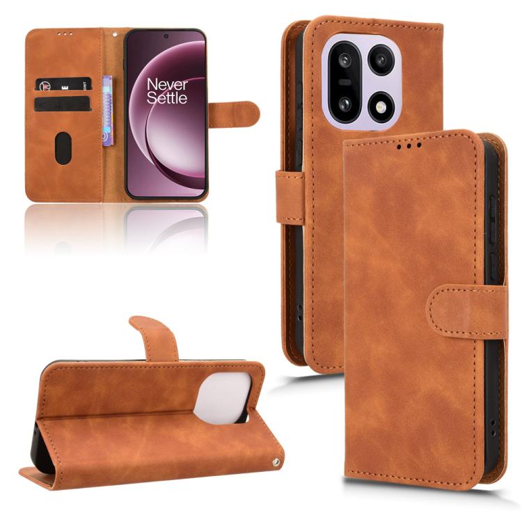 For OnePlus 15 Skin Feel Magnetic Flip Leather Phone Case(Brown)
For OnePlus 15 Skin Feel Magnetic Flip Leather Phone Case(Brown)
