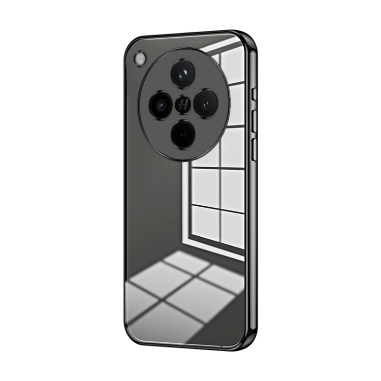 For OPPO Find X8 Transparent Plating Fine Hole Phone Case(Black)
For OPPO Find X8 Transparent Plating Fine Hole Phone Case(Black)