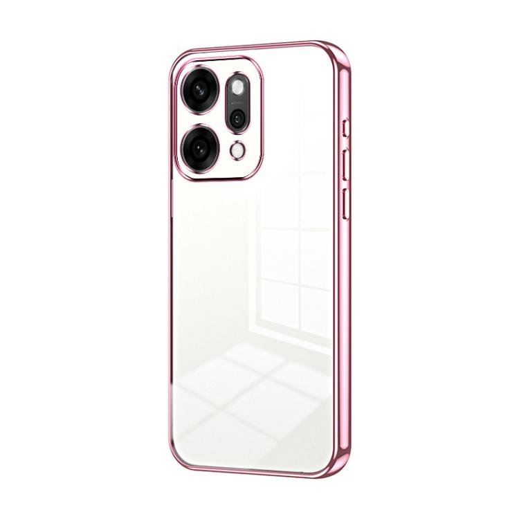 For OPPO Reno14 Pro 5G Global Transparent Plating Fine Hole Phone Case(Pink)
For OPPO Reno14 Pro 5G Global Transparent Plating Fine Hole Phone Case(Pink)