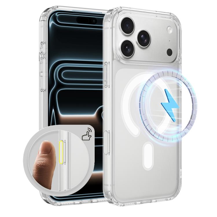 For iPhone 18 Pro Camera Control Button Integrated MagSafe Clear Phone Case(Transparent)
For iPhone 18 Pro Camera Control Button Integrated MagSafe Clear Phone Case(Transparent)