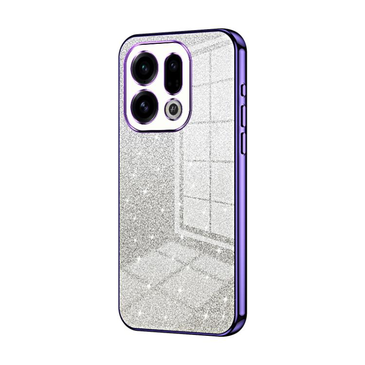 For OPPO Find X9 Gradient Glitter Powder Electroplated Phone Case(Purple)
For OPPO Find X9 Gradient Glitter Powder Electroplated Phone Case(Purple)