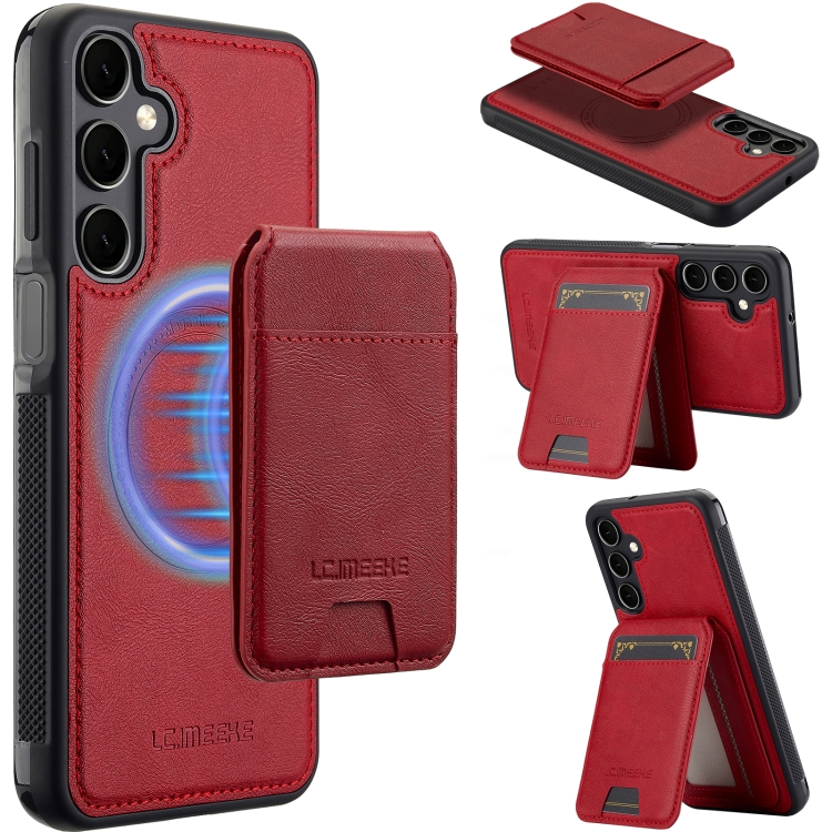 For Samsung Galaxy S23 FE 5G LC.IMEEKE L3 Series Detachable RFID Card Bag Magsafe Phone Case(Red)
For Samsung Galaxy S23 FE 5G LC.IMEEKE L3 Series Detachable RFID Card Bag Magsafe Phone Case(Red)