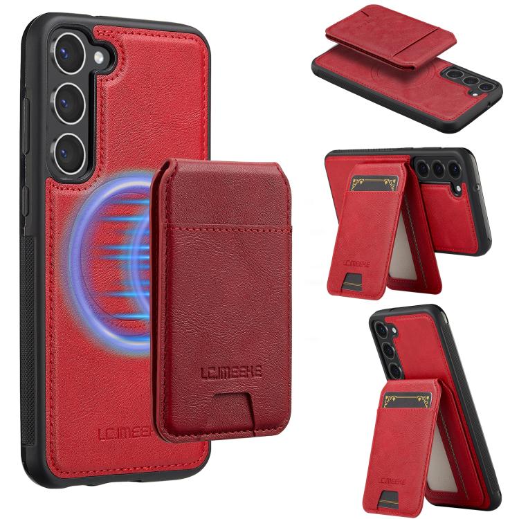 For Samsung Galaxy S25+ 5G LC.IMEEKE L3 Series Detachable RFID Card Bag Magsafe Phone Case(Red)
For Samsung Galaxy S25+ 5G LC.IMEEKE L3 Series Detachable RFID Card Bag Magsafe Phone Case(Red)